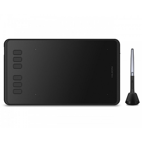 Графический планшет HUION INSPIROY H640P рабочая область 160 х 100 мм Черный