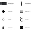 Графический планшет Huion Inspiroy Keydial KD200 Bluetooth 5.0 рабочая область 226 x 143 мм Серый