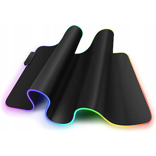 Игровой коврик с RGB подсветкой 80х30 Alleo