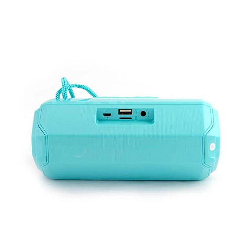 Беспроводная портативная Bluetooth колонка c LED-подсветкой T&G TG-143 FM microSD Mint