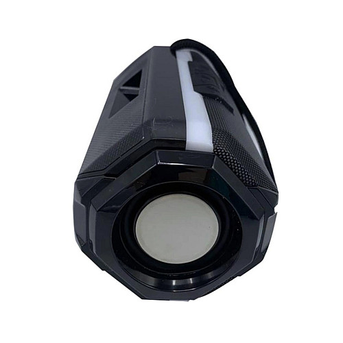 Бездротова портативна Bluetooth колонка з LED-підсвічуванням T&G TG-143 FM microSD Black