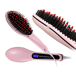 Гребінець-випрямляч Fast Hair Рожевий (hub_np2_1155)