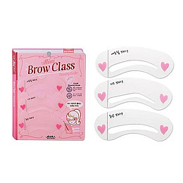 Трафареты для бровей Mini Brow Class Kiss Beauty