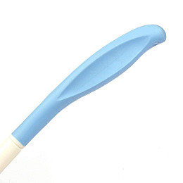 Гребінець Lesko 044 універсальний м'який для людей з обмеженими можливостями Блакитний (3375-9891)