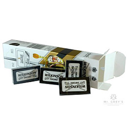 Двусторонние лезвия Wilkinson Sword для T-образных станков блок 20 уп. по 5 шт. (W0033)