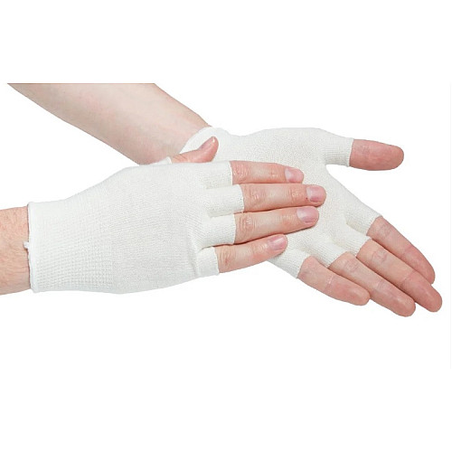 Подперчатки EASY от HANDYboo размер М 1 пара Белые (MAS40023)