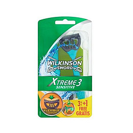 Мужские одноразовые станки Wilkinson Sword Xtreme Sensitive 3+1 шт (01307)