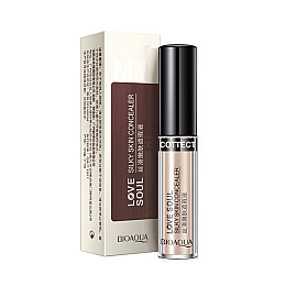 Консилер для контура очей BIOAQUA Love Soul Silky Skin Concealer 3г Тон №1 Natural Color освітлюючий.