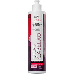 Кондиционер несмываемый для стимуляции роста волос Griffus Creme De Pentear Quero Cabelao 400ml (42904)