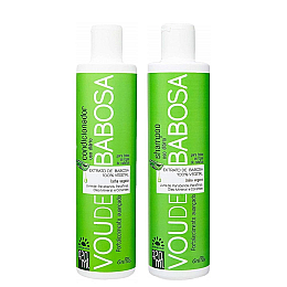 Набор для укрепления и оздоровления волос Griffus Kit Shampoo+Condicionador Linha Vegana Vou de Babosa 420+420 (42901)