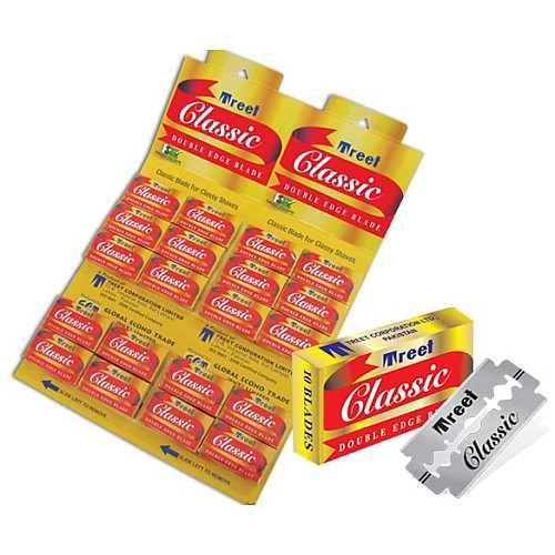 Леза Treet Classic блок - 20 упаковок в упаковці 10 шт (0001)