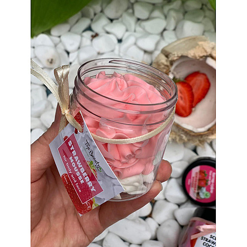 Баттер-суфле для обличчя та тіла Top Beauty 150 мл Strawberry Mousse