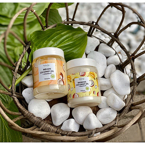 Ароматизована олія для обличчя, тіла та волосся Top Beauty банку 250 мл Melon-Coconut