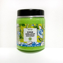 Скраб для тіла Top Beauty банку 250 мл Lime-Mint-Coconut