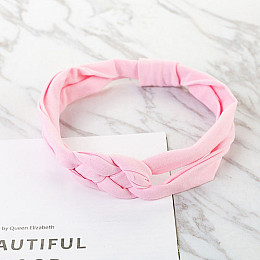 Пов'язка дитяча для волосся Pure Color Lesko 002 Light Pink