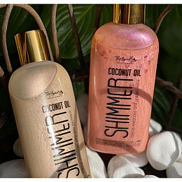 Олія для засмаги з шимером Top Beauty Перли 200 мл