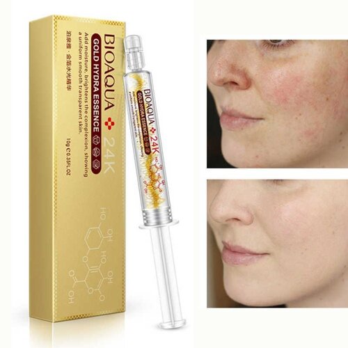 Сироватка з гіалуроновою кислотою та золотом BioAqua Gold 24K Hydra Essence 10ml