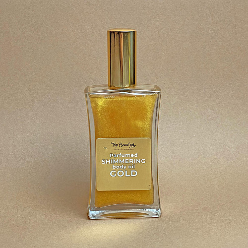 Мерцающее сухое масло Top Beauty 100мл Золото