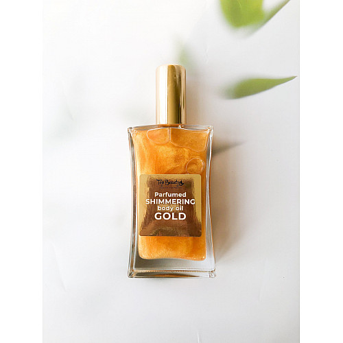Мерцающее сухое масло Top Beauty 100мл Золото