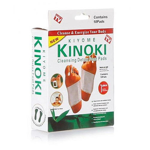 Пластырь для детоксикации Kinoki Cleansing Detox Foot Pads (kz062-hbr)