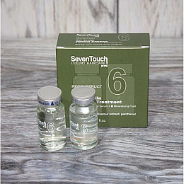 Відновлююча сироватка для волосся з флюїдами Seven Touch Luxury Haircare 6 Punti Di Vista 2х12 мл