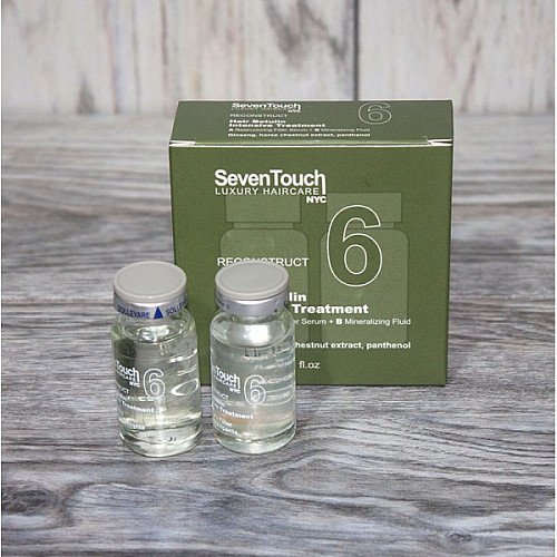 Відновлююча сироватка для волосся з флюїдами Seven Touch Luxury Haircare 6 Punti Di Vista 2х12 мл