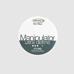 Воск манипулятор волокнистый сильной фиксации для мужчин Vifrex for men MANIPULATOR WAX 100 мл