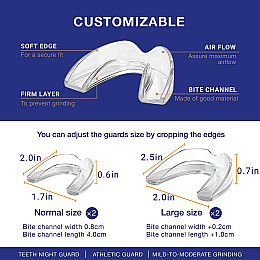 Капа зубная Annek набор 4 шт для лечение бруксизма и от храпа