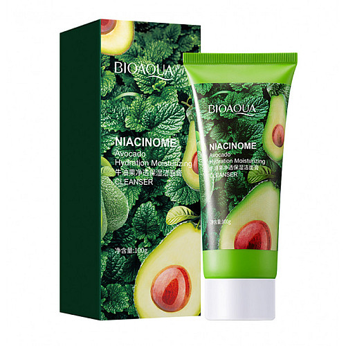 Піна для миття BIOAQUA Niacinome Avocado Cleanser з екстрактом авокадо 100 мл