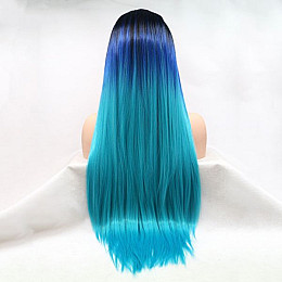 Парик ZADIRA синій градієнт