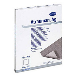 Атравматическая повязка с серебром Paul Hartmann Atrauman Ag 10х10см 1шт