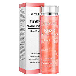 Тонер BREYLEE Rose Water Toner 200 мл для лица успокаивающий кожу