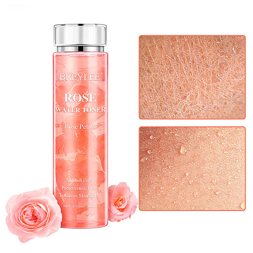 Тонер BREYLEE Rose Water Toner 200 мл для лица успокаивающий кожу