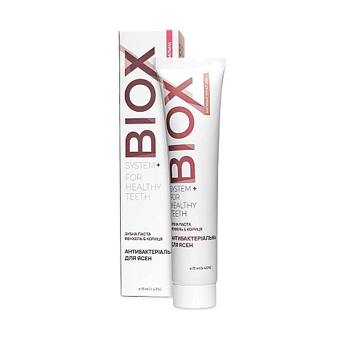 Зубная паста Biox морской кальций & D3 75 мл