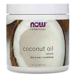 Кокосова олія Coconut Oil Now Foods Solutions 207 мл