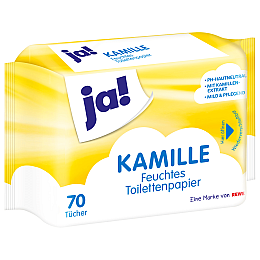 Вологий туалетний папір-серветки Ja! Kamile 70 шт