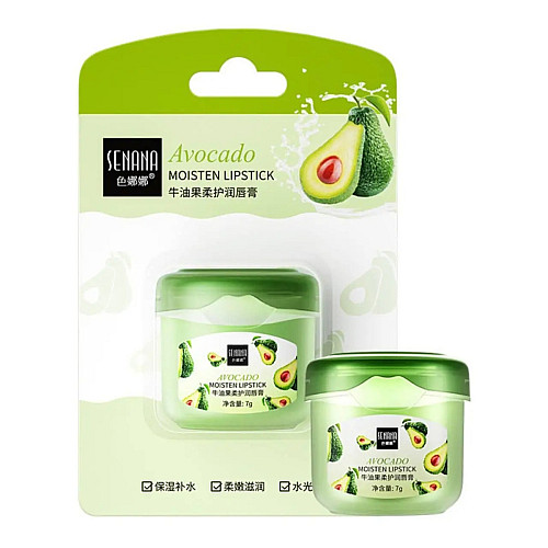Бальзам для губ Senana Avocado Lip Balm з екстрактом авокадо 7 g