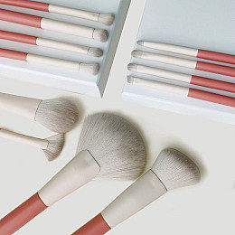 Набор кисточек для макияжа ANbeauty (12 шт.) Красные (AN0103043)