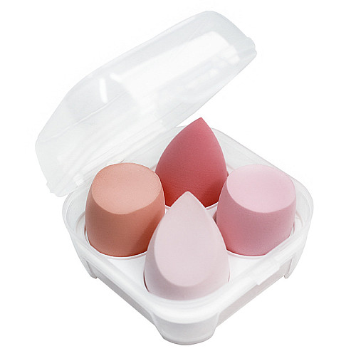 Набор спонжей для макияжа ANbeauty (4шт.) Розовый (AN0103067)