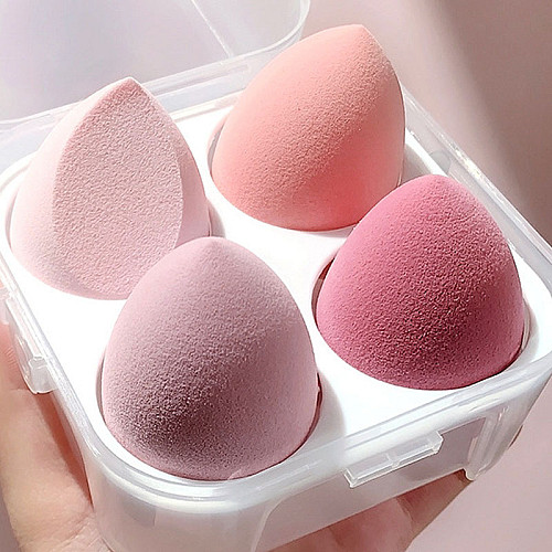 Набор спонжей для макияжа ANbeauty (4шт.) Розовый (AN0103067)