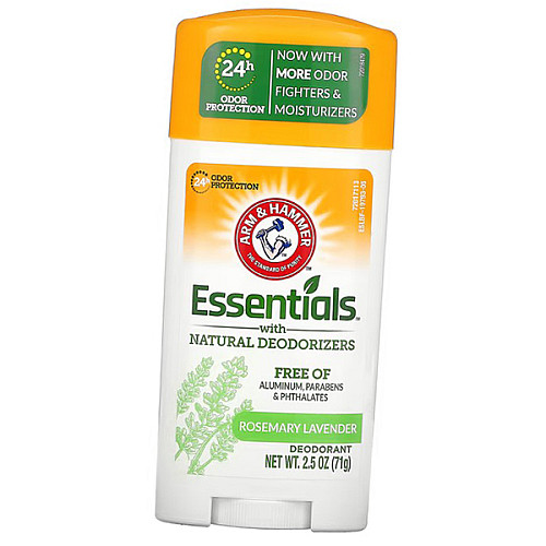Натуральний твердий дезодорант, Essentials Solid Deodorant, Arm & Hammer 71г Розмарин-лаванда (43602001)