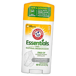 Твердый дезодорант Essentials Solid Deodorant Arm & Hammer 71 г Без запаха (43602001)