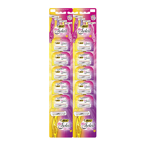 Набор бритв BIC Miss Soleil Colour Collection без сменных картриджей (10 шт) (3086123399464)