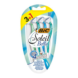 Набор бритв без сменных картриджей BIC Soleil Bella (3 + 1 шт) (3086123220546)