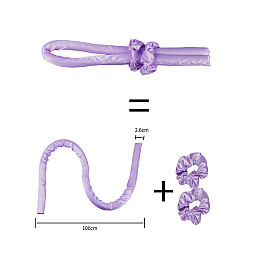 М'які атласні бігуді із заколками для завивки волосся ANbeauty Фіолетовий (AN0103161)