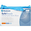Нітрилові рукавички Medicom SafeTouch Advanced Slim Blue розмір S 100шт/уп.