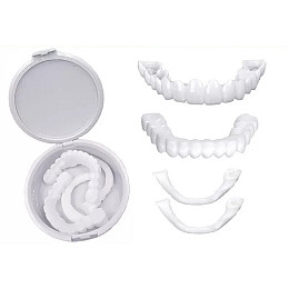 Съемные виниры на верхние и нижние челюсти Snap On Smile Veneers с кейсом