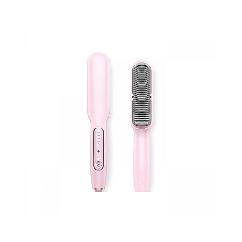Расческа электрическая Yueli Anion Straight Hair Comb HS-528P Pink