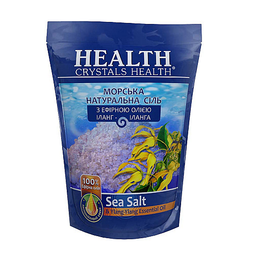 Сіль морська натуральна для ванни "Іланг-Іланг" Crystals Health 500 г.