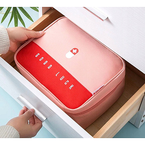 Дорожная туристическая аптечка Edibazzar Розовый (3056231634412 pink)